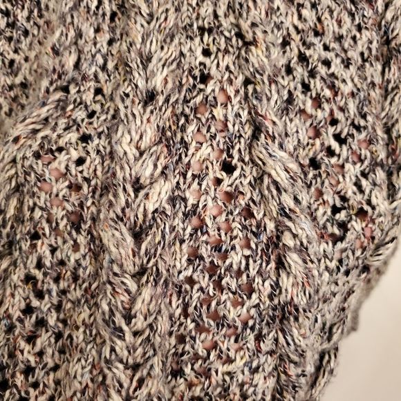 BCBGMAXAZRIA‎ Open-Stitch Cable-Knit Sweater Super Soft Oversized Cozy XXS NEW - Picture 9 of 13